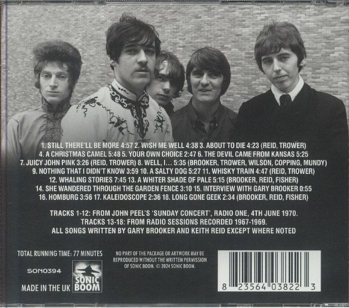 PROCOL HARUM - The Sunday Concert CD at Juno Records.