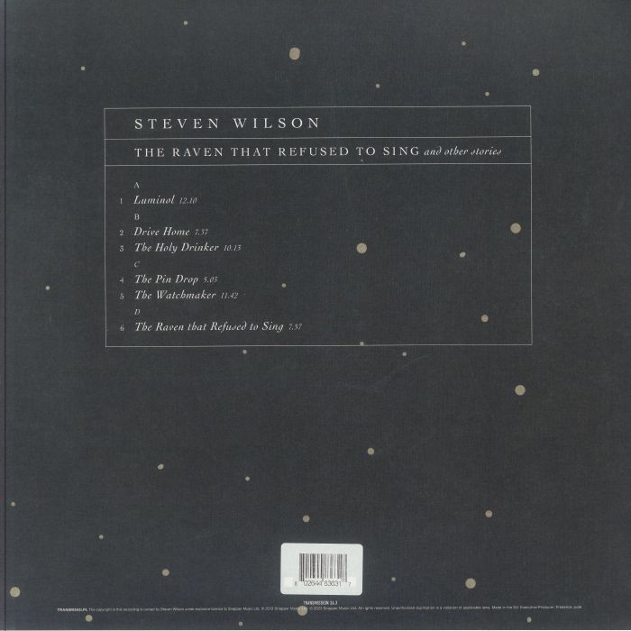 WILSON, Steven - The Raven That Refused To Sing & Other Stories (10th Anniversary Edition)
