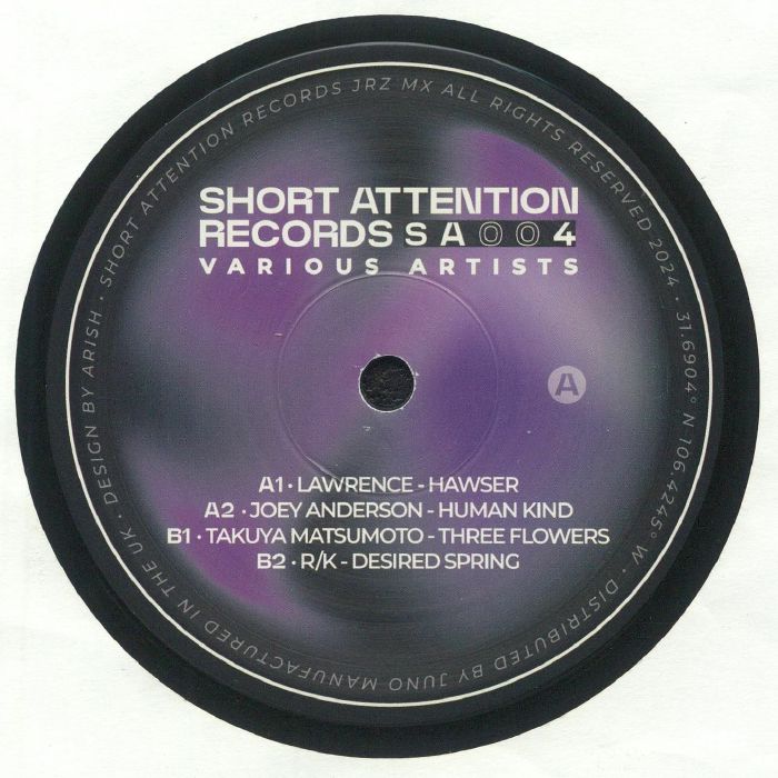 LAWRENCE/JOEY ANDERSON/TAKUYA MATSUMOTO/RK - SA 004