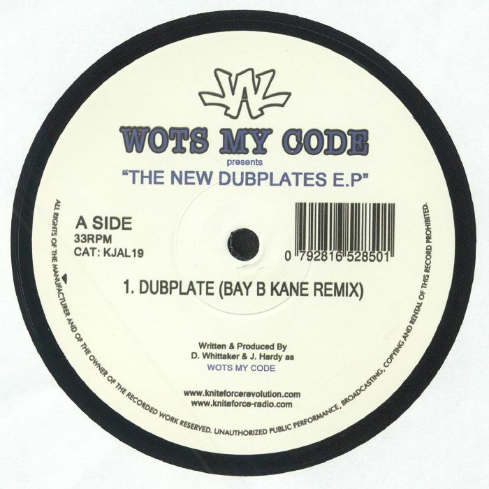 洋楽 WOTS MY CODE-\"Wots My Code E.P\" Wots My Code – Wots My Code E.P. – Vinyl (12