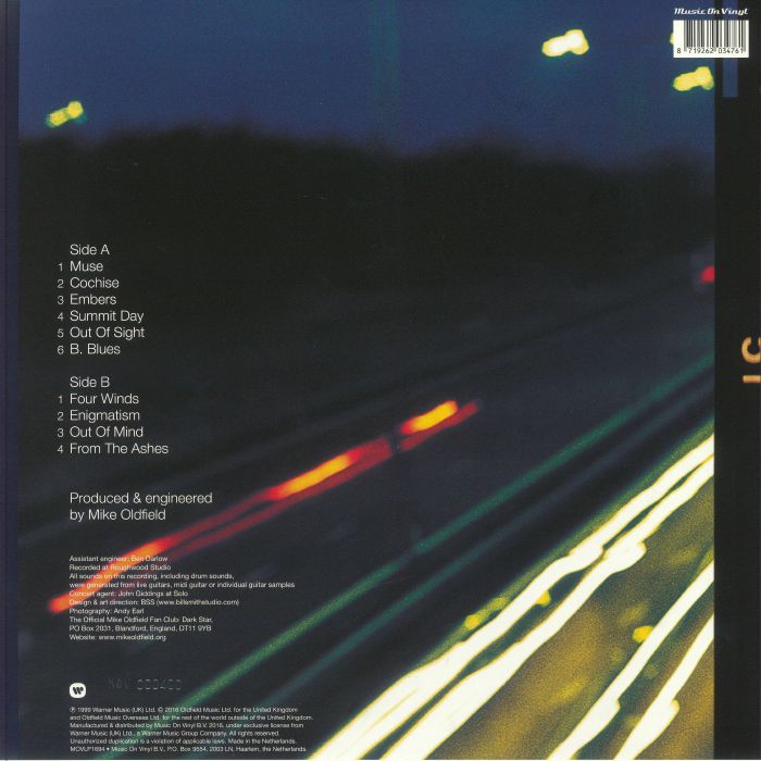 OLDFIELD, Mike - Guitars