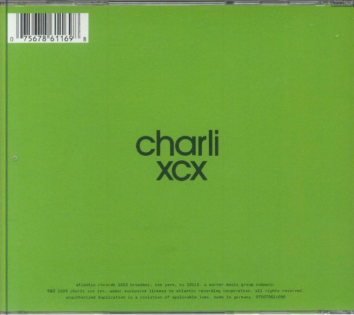 洋楽 Charli xcx brat zine cd CHARLI XCX - Brat CD at Juno Records.