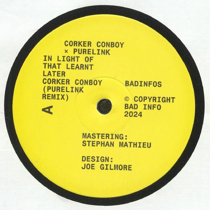 CORKER/CONBOY/PURELINK - In Light Of That Learnt Later (Purelink remix)