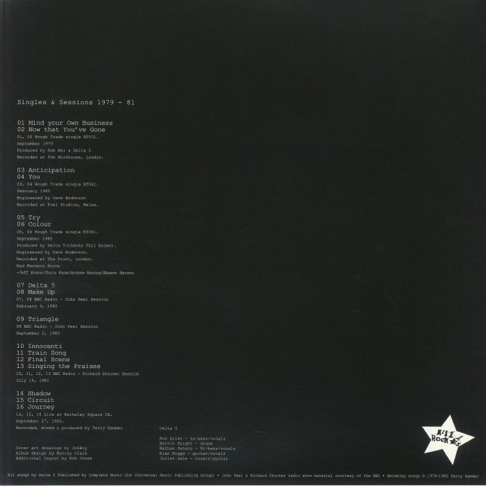 DELTA 5 - Singles & Sessions 1979-1981