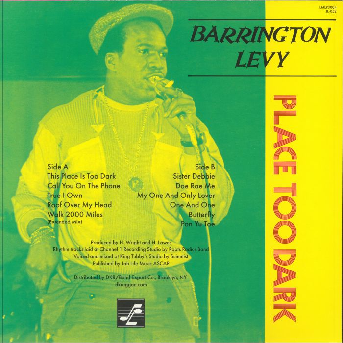 LEVY, Barrington - Place Too Dark