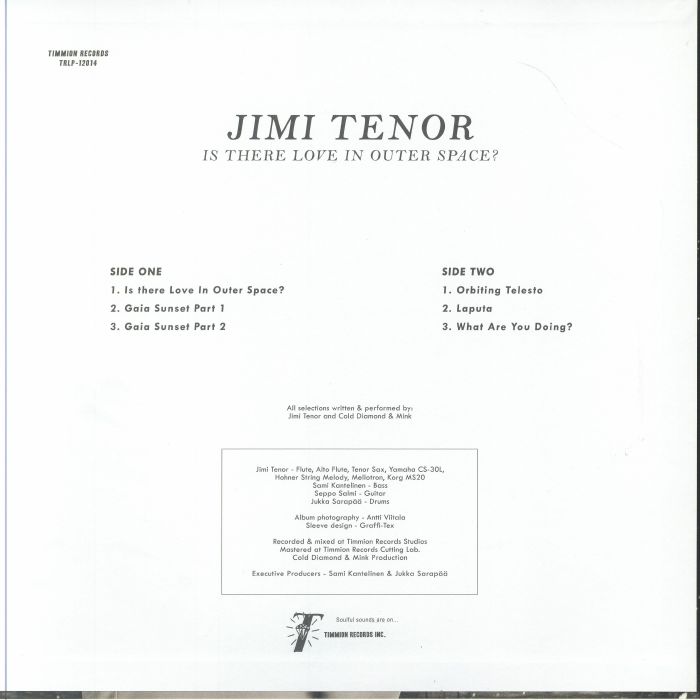 TENOR, Jimi/COLD DIAMOND/MINK - Is There Love In Outer Space?