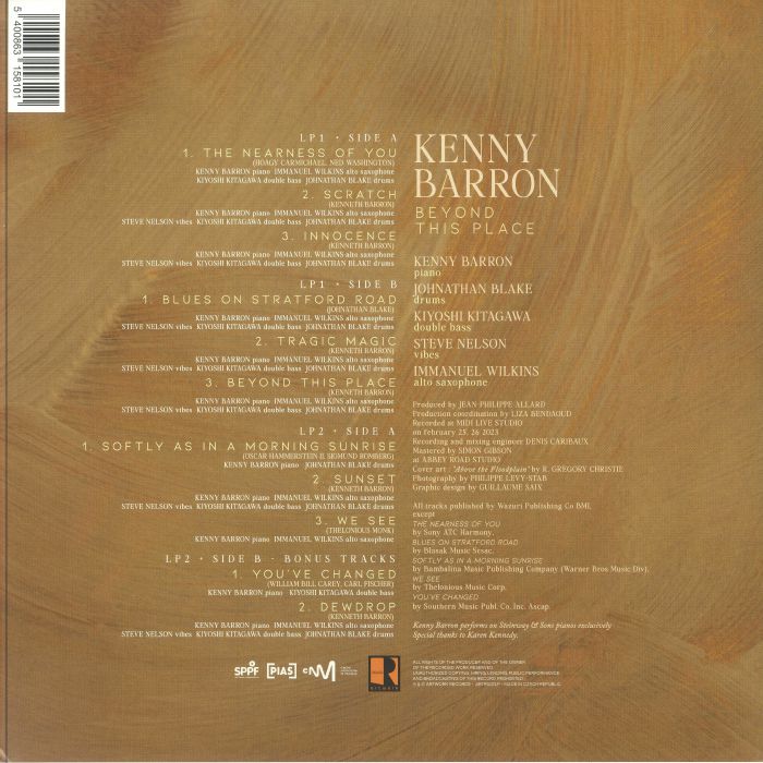 Kenny BARRON - Beyond This Place レコード at Juno Records.