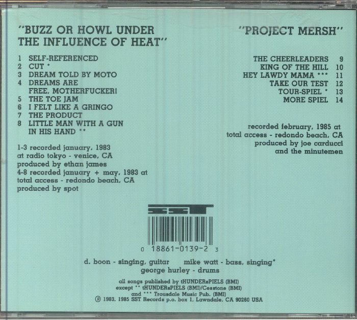 MINUTEMEN - Post Mersh: Vol 2 CD at Juno Records.
