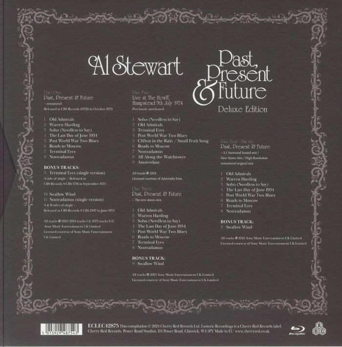 Al STEWART - Past, Present & Future (50th Anniversary Deluxe Edition ...