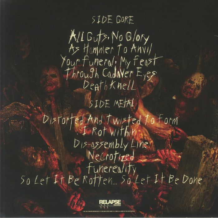 EXHUMED - All Guts No Glory (reissue)