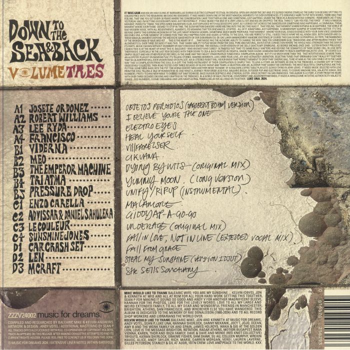 BALEARIC MIKE/KELVIN ANDREWS/VARIOUS - Down To The Sea & Back Volume 3: The Continuing Journey Of The Balearic Beat