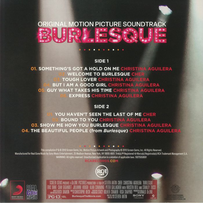 CHER/CHRISTINA AGUILERA - Burlesque (Soundtrack)