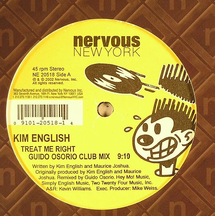 Kim English – Treat Me Right (Guido Osorio remixes) vinyl cover