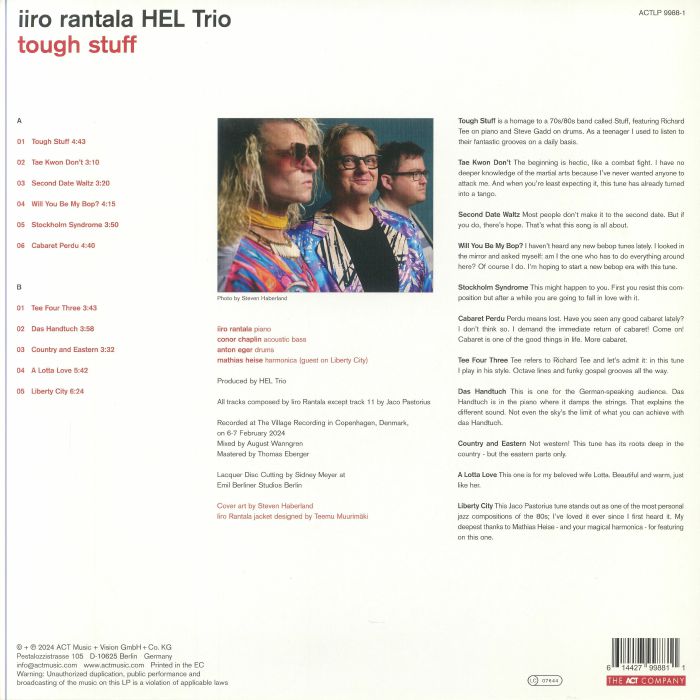 IIRO RANTALA HEL TRIO - Tough Stuff