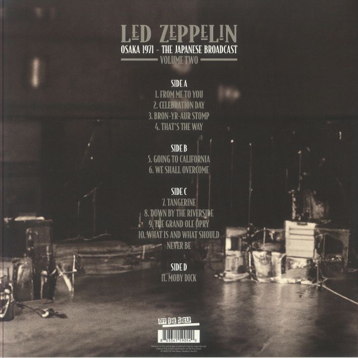 LED ZEPPELIN : COMPLETE OSAKA TAPES BOX 8CD