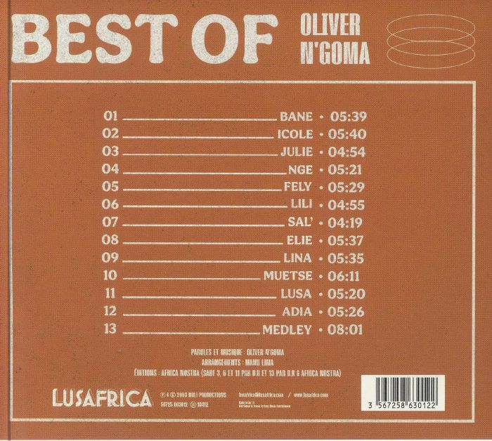 Oliver N'GOMA - Best Of (Anniversary Edition)