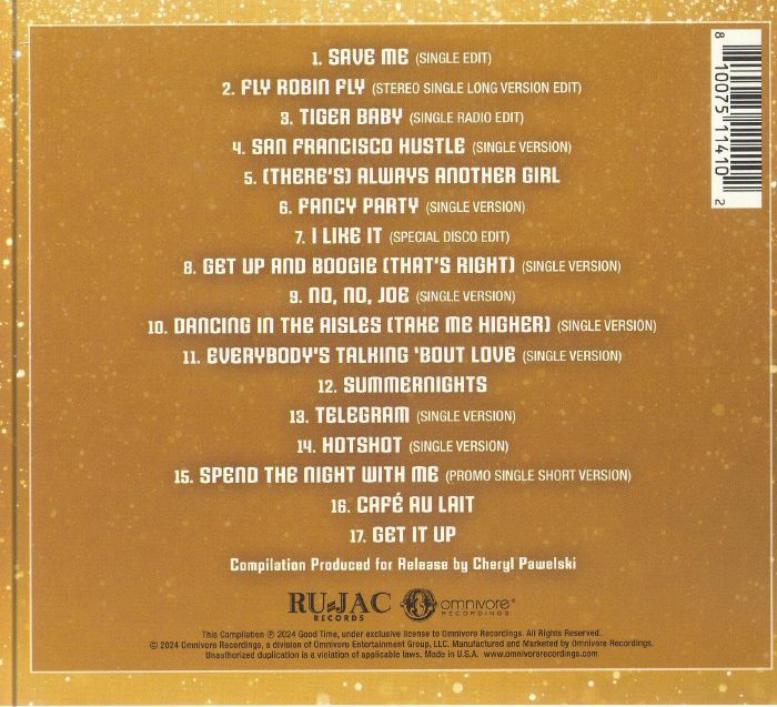 SILVER CONVENTION, The - Get Up & Boogie: The Worldwide Singles