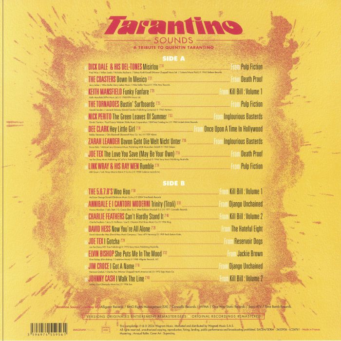 VARIOUS - Tarantino Sounds (Soundtrack)