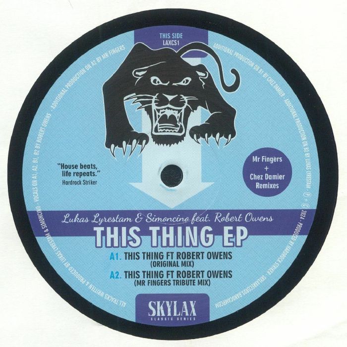 LYRESTAM, Lukas/SIMONCINO feat ROBERT OWENS - This Thing EP