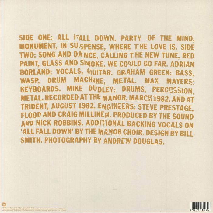 SOUND, The - All Fall Down (reissue)