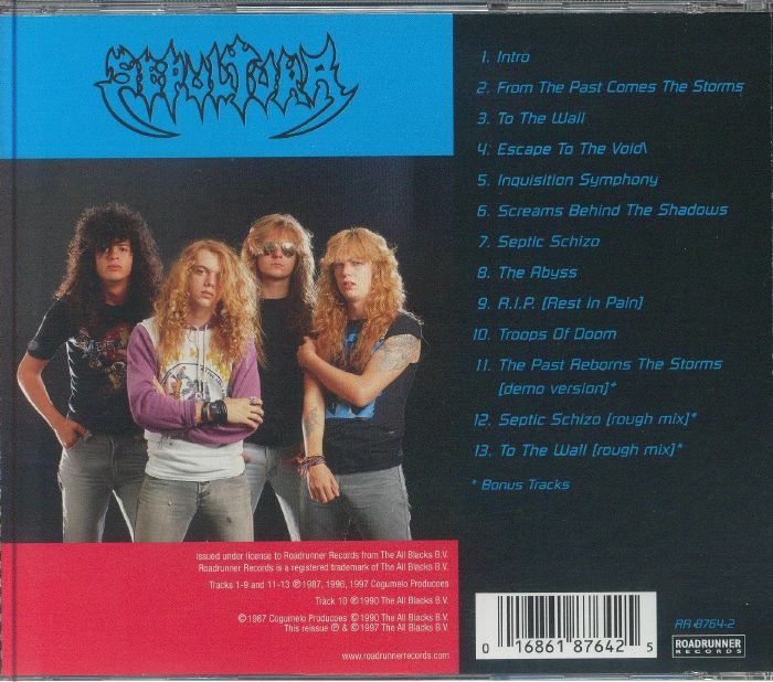 SEPULTURA - Schizophrenia (remastered)
