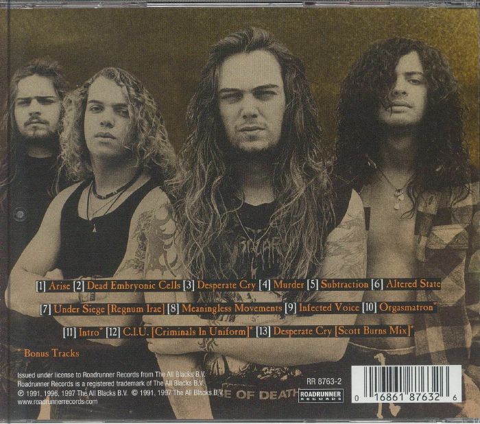 SEPULTURA - Arise (remastered)