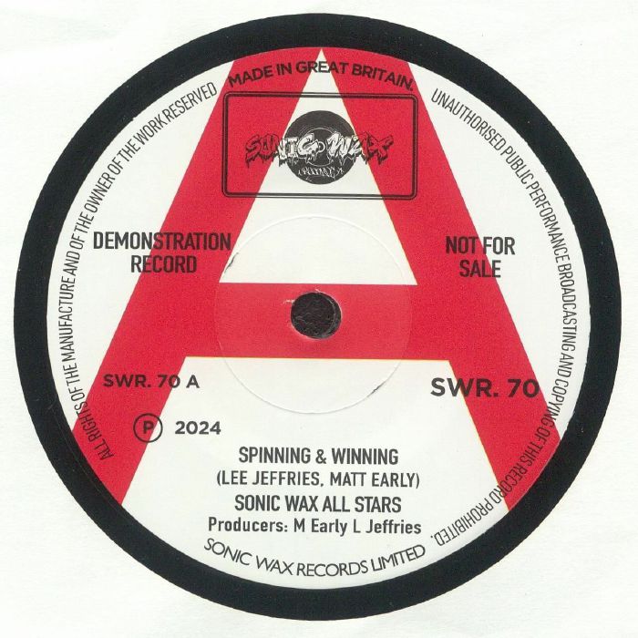 SONIC WAX ALLSTARS - Spinning & Winning