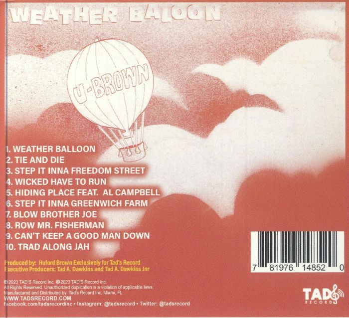 U BROWN - Weather Baloon (reissue)