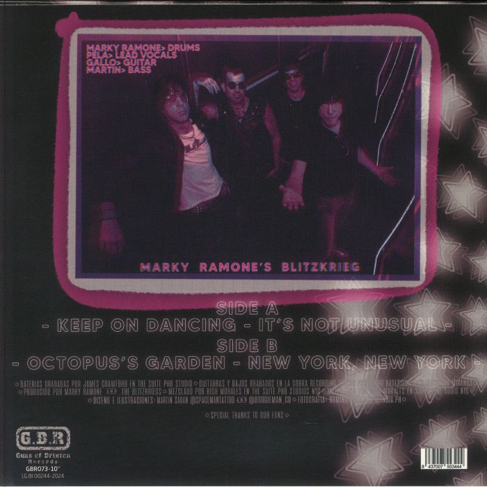MARKY RAMONES BLITZKRIEG - Keep On Dancing