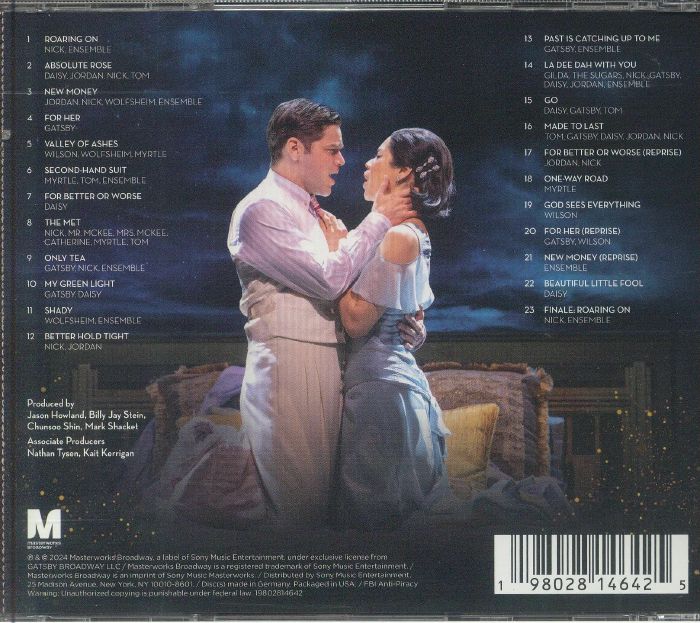 The Great Gatsby - The Jazz Recordings [CD] [*READ* EX