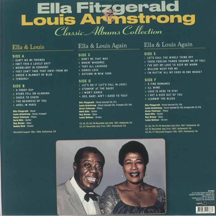 FITZGERALD, Ella/LOUIS ARMSTRONG - Classic Albums Collection