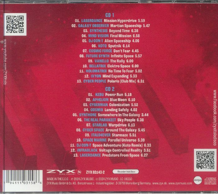 VARIOUS - ZYX Italo Disco Spacesynth Collection 10