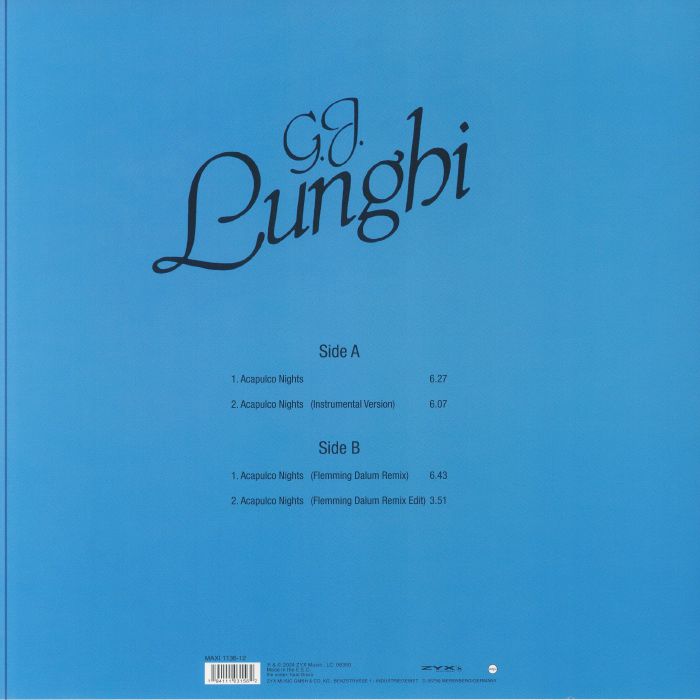 LUNGHI, GJ - Acapulco Nights (40th Anniversary Edition)