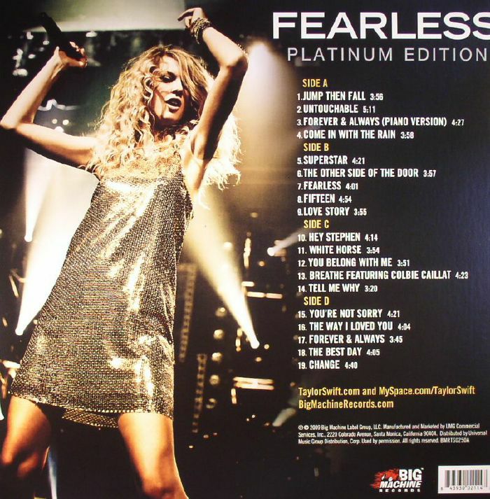 SWIFT, Taylor - Fearless (Platinum Edition) (B-STOCK)