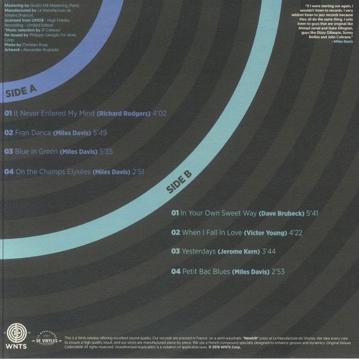 DAVIS, Miles - The Miles Style