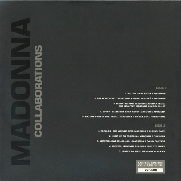 MADONNA - Collaborations Vinyl at Juno Records.