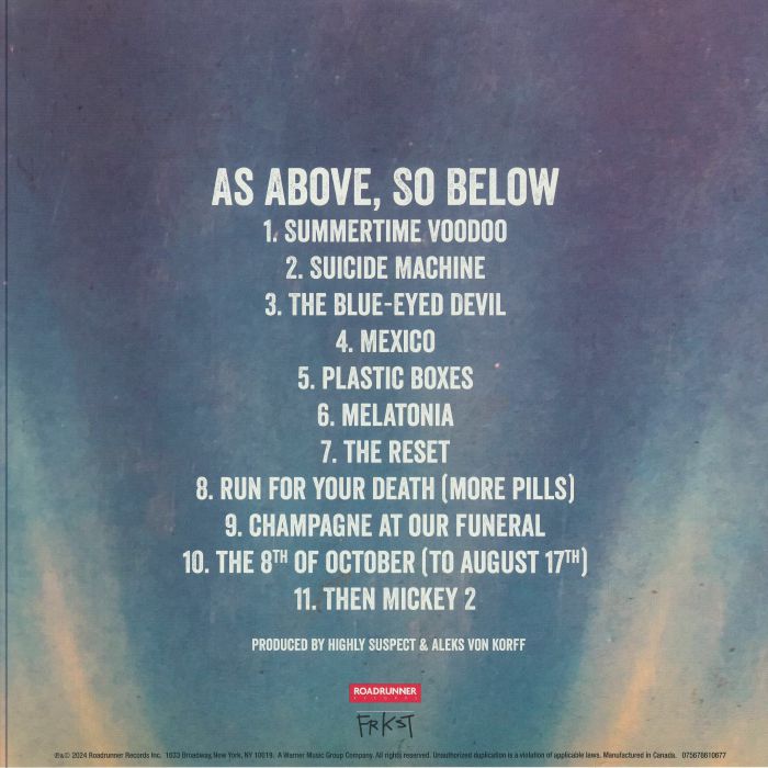 HIGHLY SUSPECT - As Above So Below
