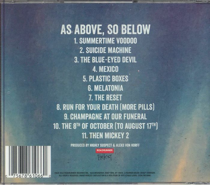 HIGHLY SUSPECT - As Above So Below
