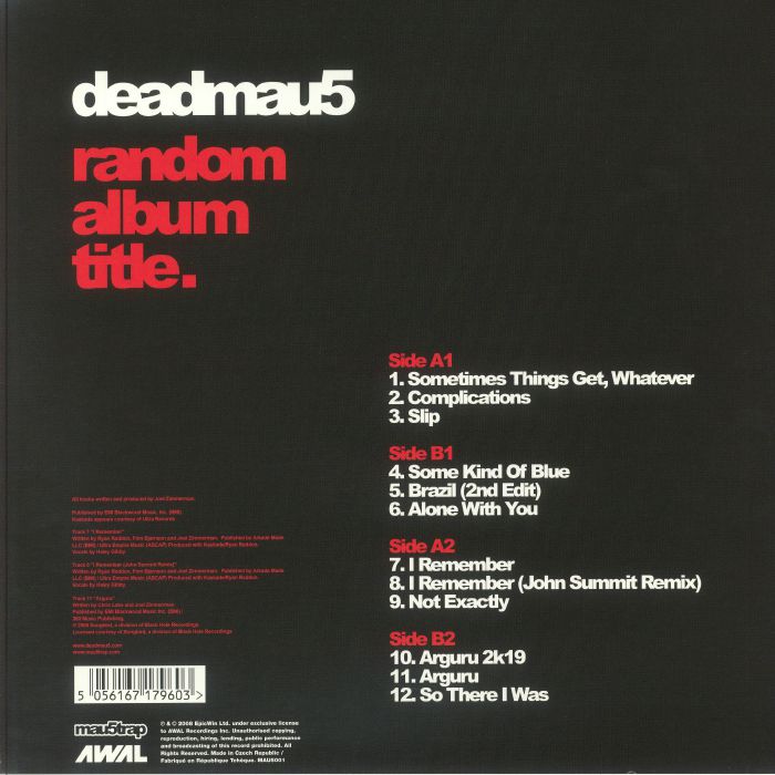 DEADMAU5 - Random Album Title (reissue)