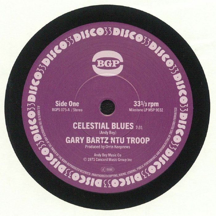 GARY BARTZ NTU TROOP/GARY BARTZ - Celestial Blues Vinyl at Juno