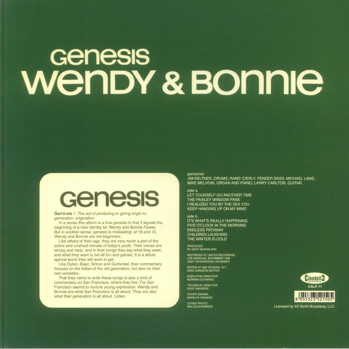 WENDY & BONNIE - Genesis