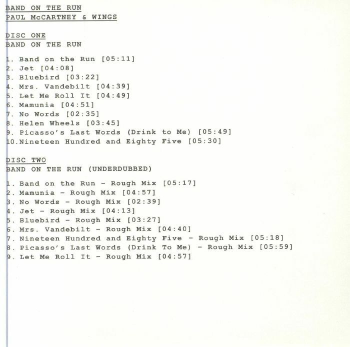 McCARTNEY, Paul/WINGS - Band On The Run (50th Anniversary Edition) (B-STOCK)