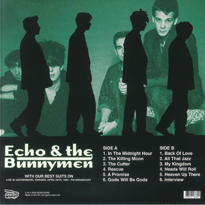 ECHO & THE BUNNYMEN - With Our Best Suits On: Live in Gothenburg Sweden ...