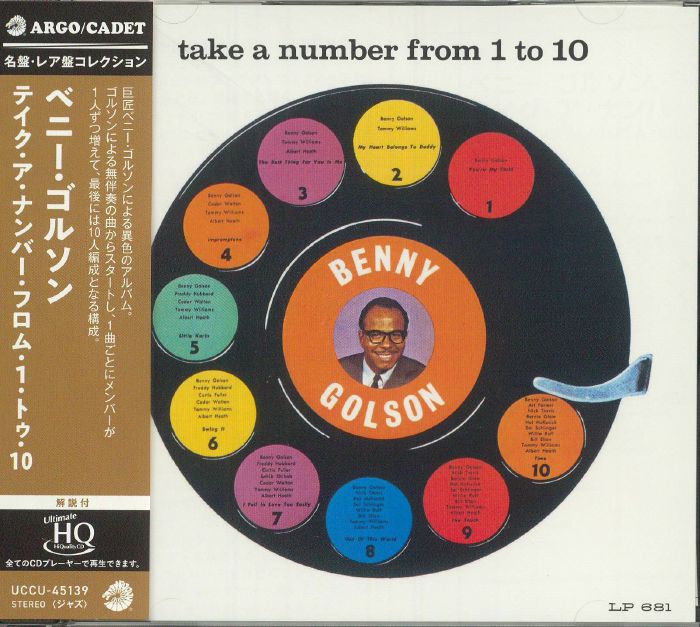 GOLSON. Benny - Take A Number From 1 To 10 (Japanese Edition)