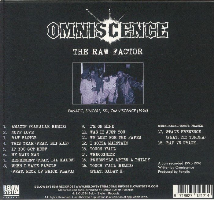 OMNISCENCE - The Raw Factor