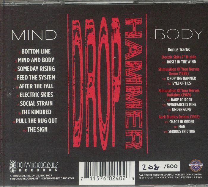 DROP HAMMER - Mind & Body (Deluxe Edition)
