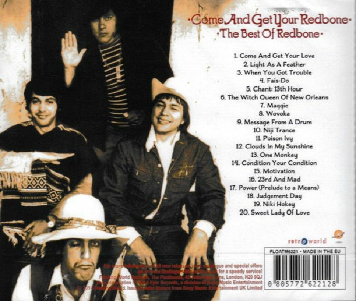 REDBONE - Come & Get Your Redbone (Best Of)