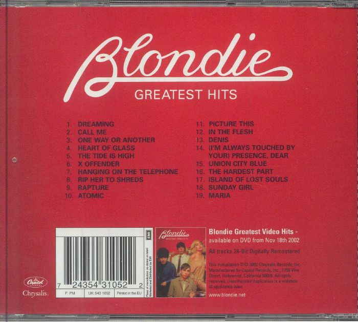 BLONDIE - Greatest Hits (remastered) CD at Juno Records.