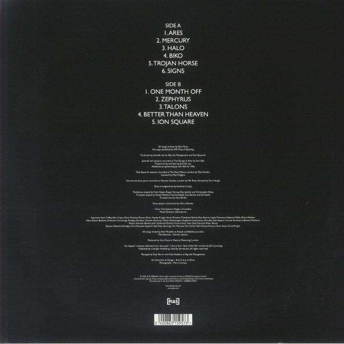 BLOC PARTY - Intimacy (reissue)