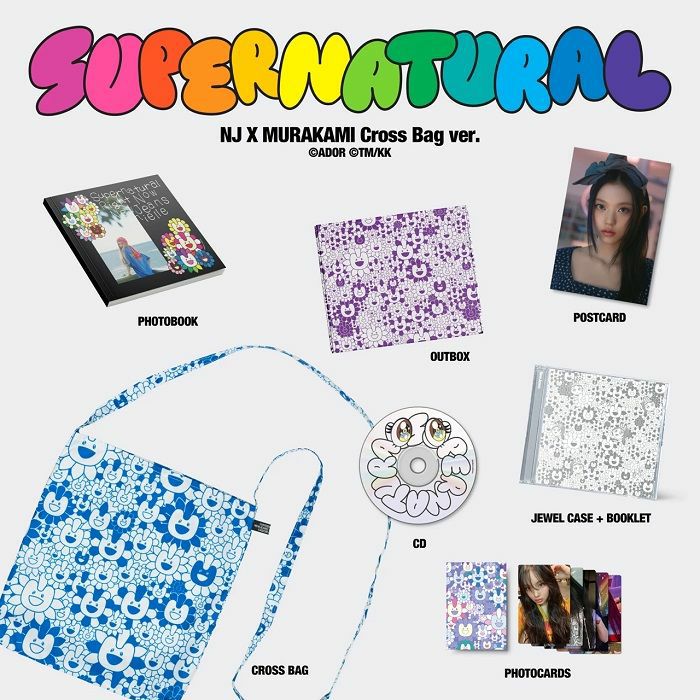 NEWJEANS - Supernatural: NJ X Murakami Cross Bag Version CD at